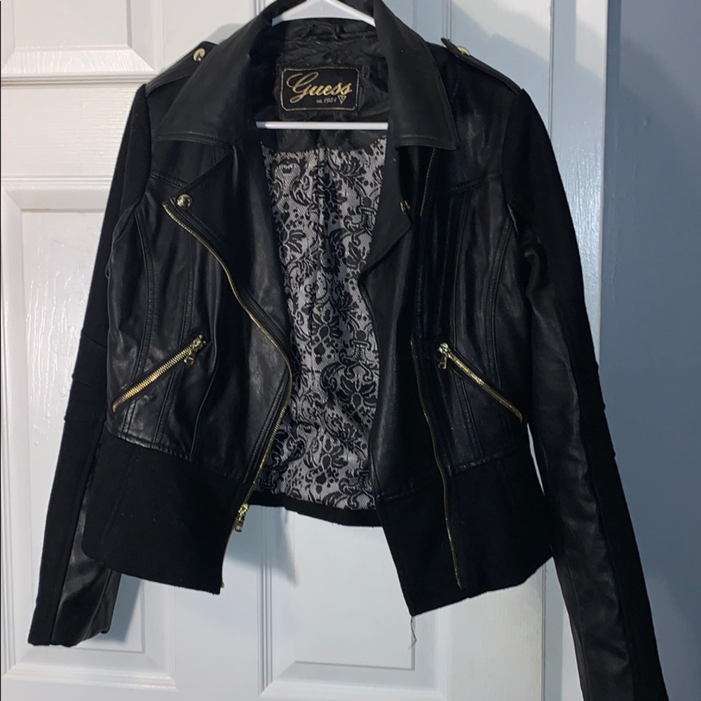 Guess Faux Leather Jacket